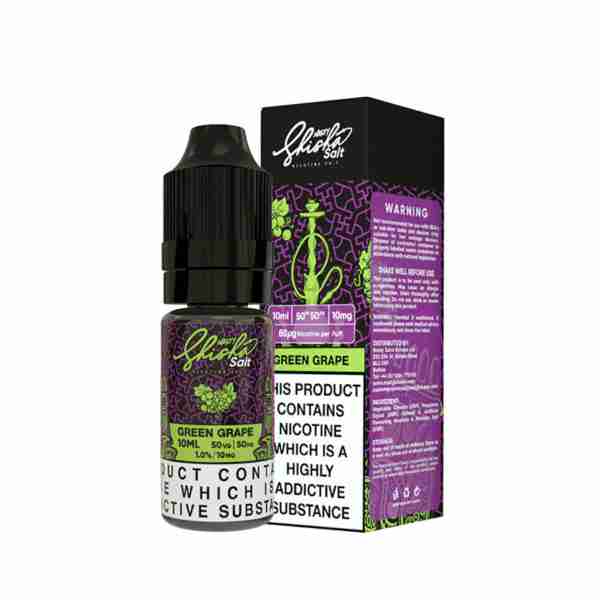 Nasty Salt Nic Salt E Liquid Green Grape 10ml 20mg