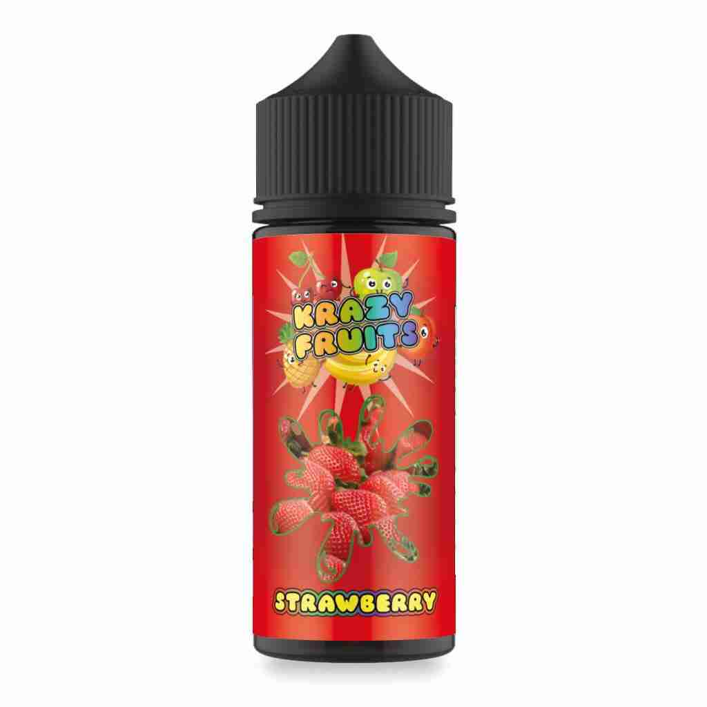 Krazy Fruits - Strawberry 100ml with 2 Free Nic Shots