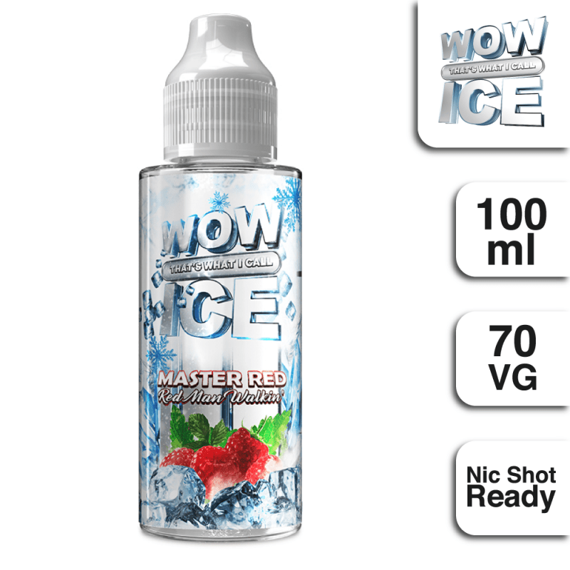 WOW ICE - Master Red - 100ml Shortfill 0mg (70VG/30PG)