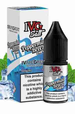 IVG 10ml Nic Salt E Liquid Peppermint Breeze 20mg