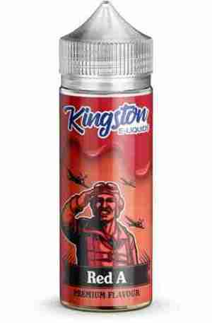 Kingston 100ml Short Fill – Red A with 2 Free Nic Shots