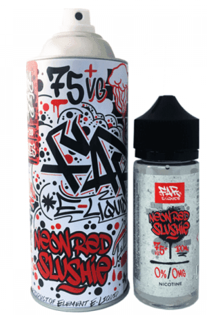 FAR By Element – Neon Red Slushie 100ml Spray Can with 2 Free Nic Shots