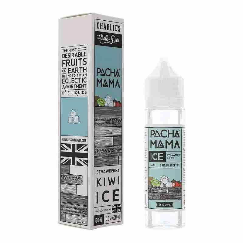 Charlie's Chalk Dust Pacha Mama Shortfill - Strawberry Kiwi Ice with Free Nic Shot