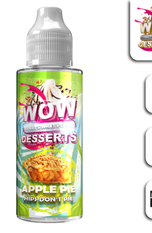 WOW Desserts – Apple Pie – 100ml Shortfill 0mg (70VG/30PG)