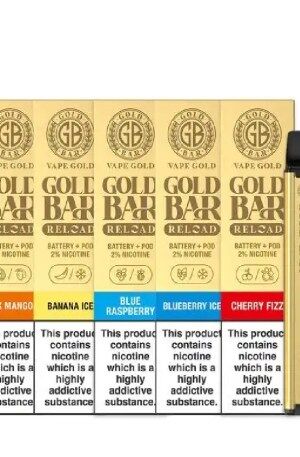 Gold Bar Reload Pod Kit – Device and Pod