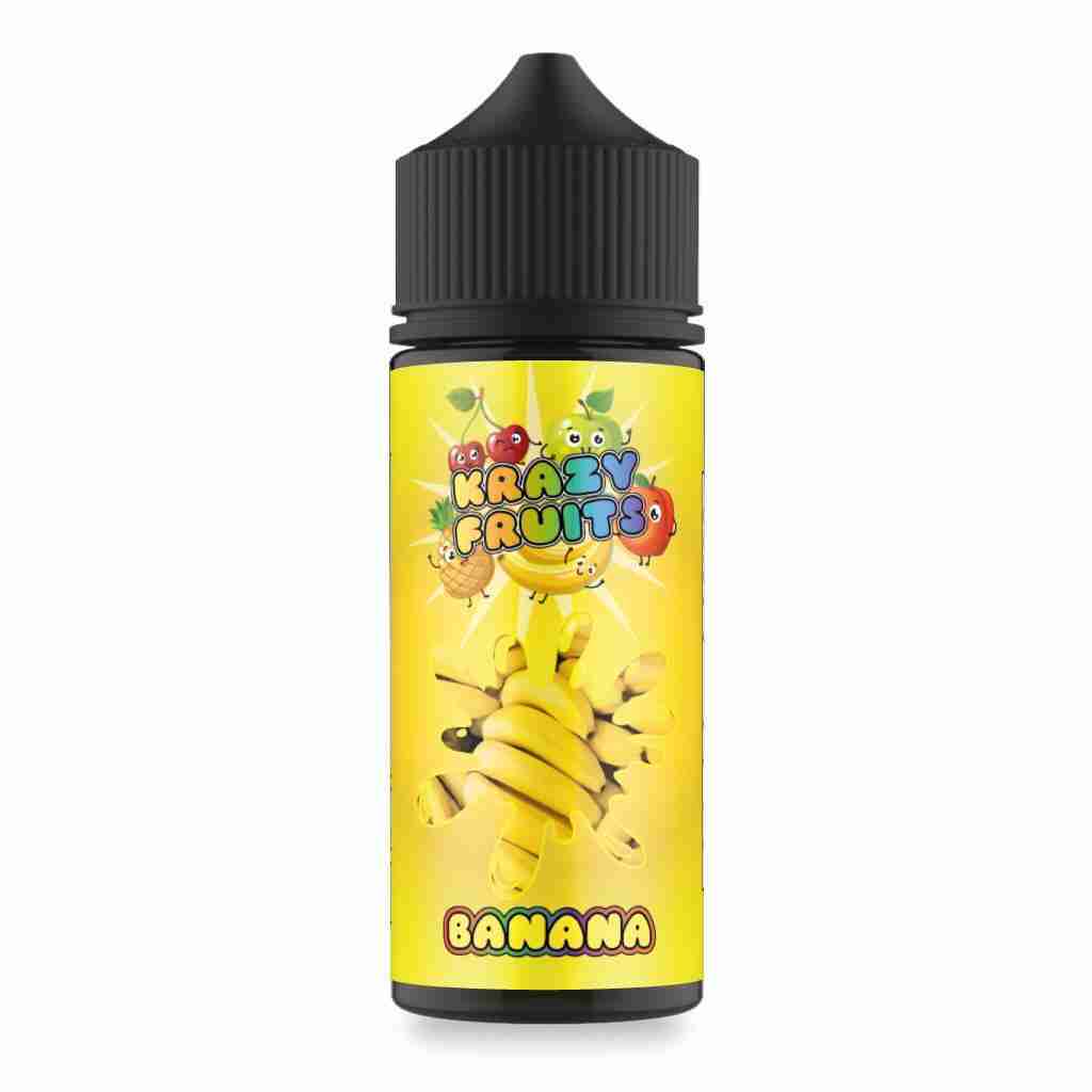 Krazy Fruits - Banana 100ml with 2 Free Nic Shots