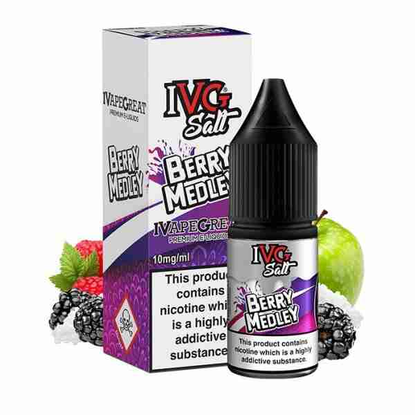 IVG 10ml Berry Medley Nic Salt E Liquid 10mg