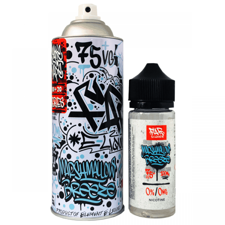 FAR by Element - Marshmallow Breeze 100ml Spray Can with 2 Free Nic Shots