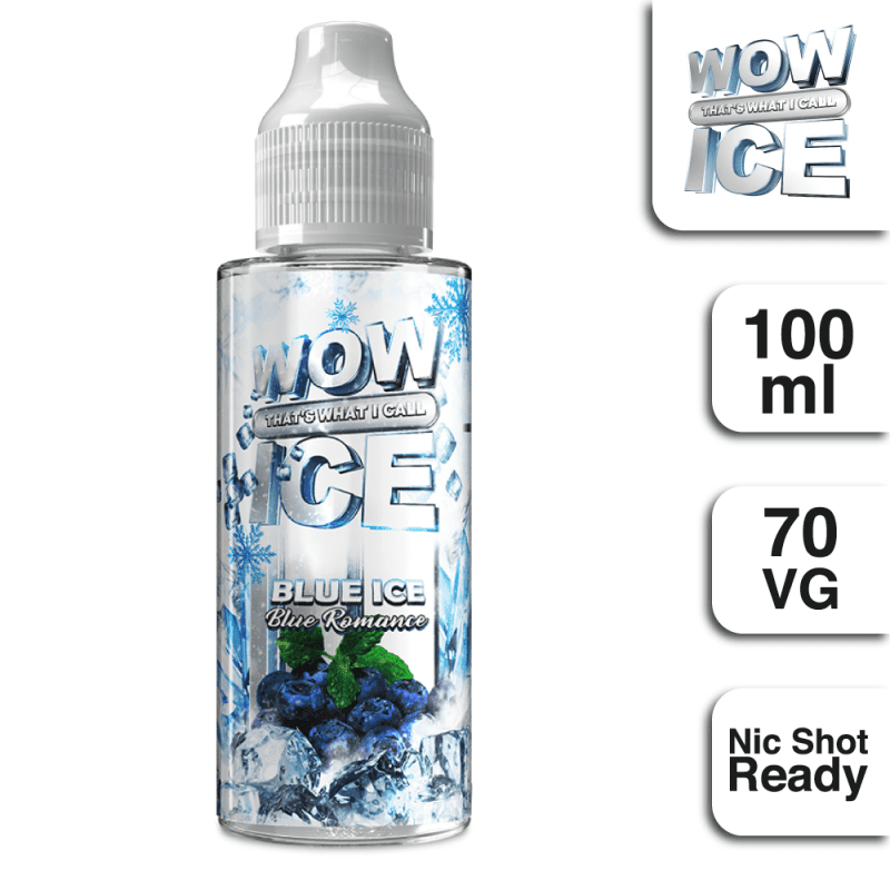 WOW ICE - Blue Ice - 100ml Shortfill 0mg (70VG/30PG)