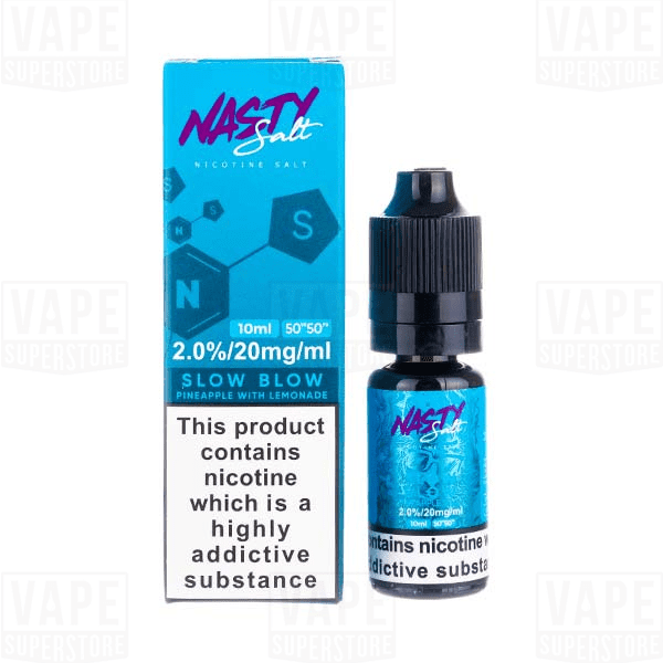 Nasty Salt Nic Salt E-liquid Slow Blow 10ml