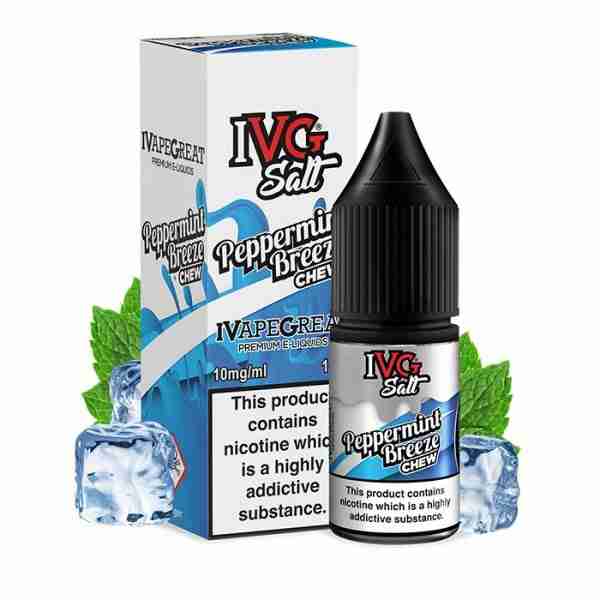 IVG 10ml Nic Salt E Liquid Peppermint Breeze 20mg