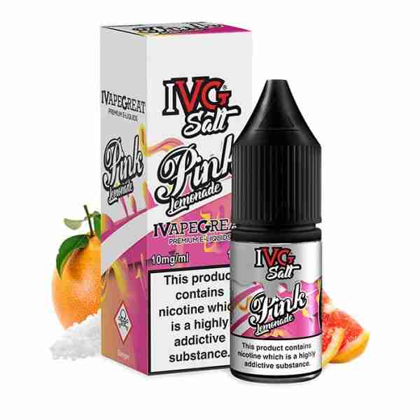 IVG Nic Salt E Liquid Pink Lemonade 10ml 20mg