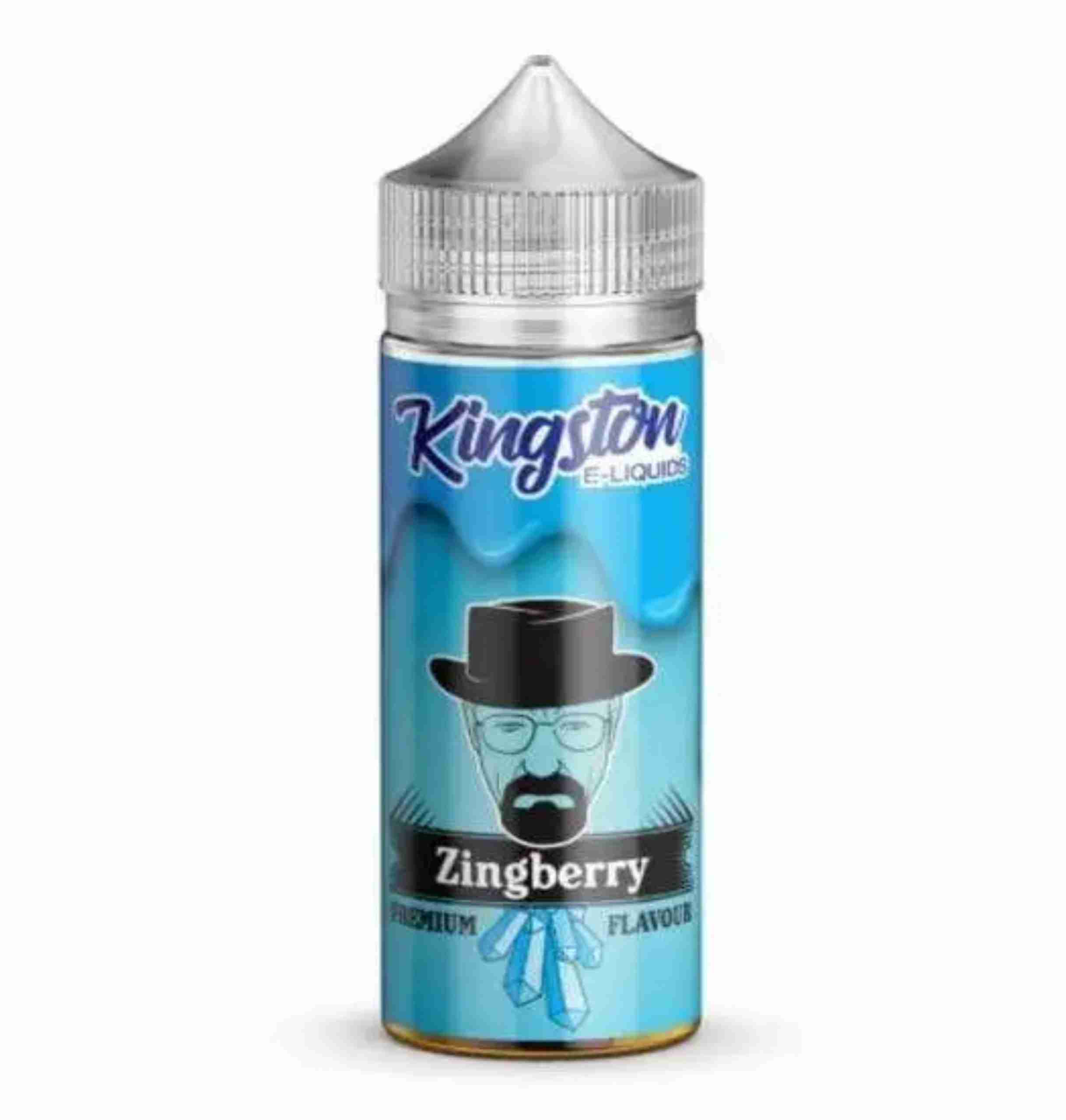 Kingston 100ml Short Fill - Zingberry with 2 Free Nic Shots