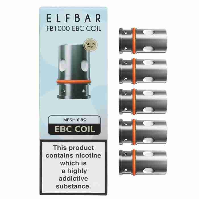 Elf Bar FB1000 EBC Replacement Mesh Coils 0.8Ω
