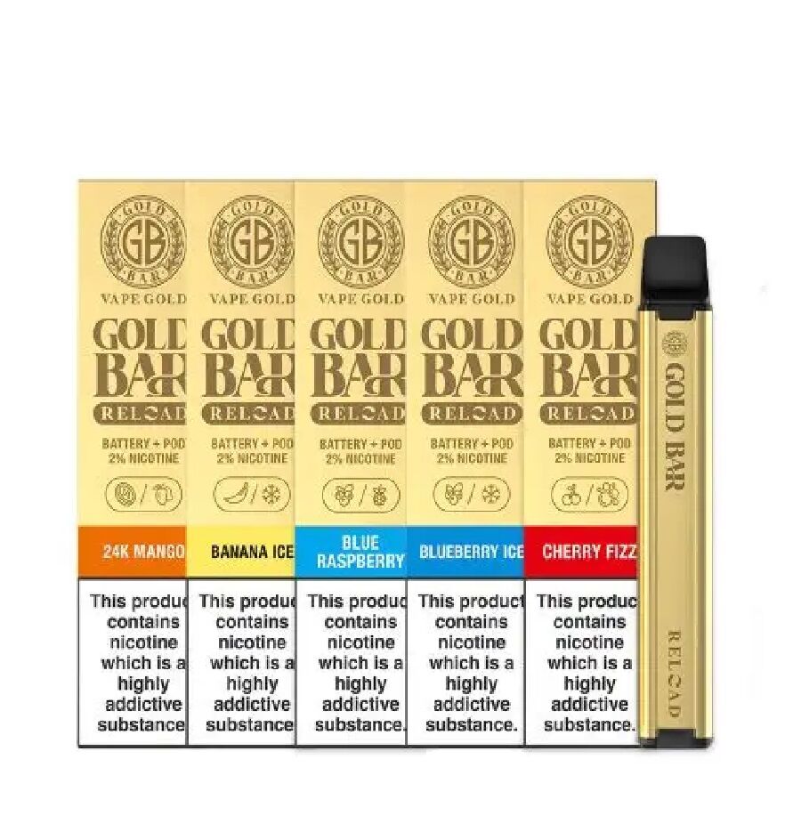 Gold Bar Reload Pod Kit - Device and Pod